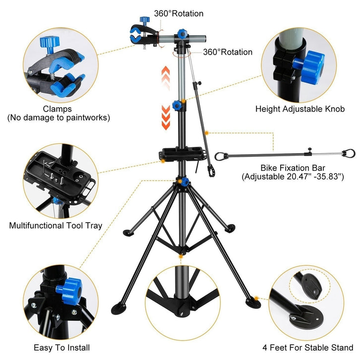 Bicycle Repair Foldable Stand Rack Image 4