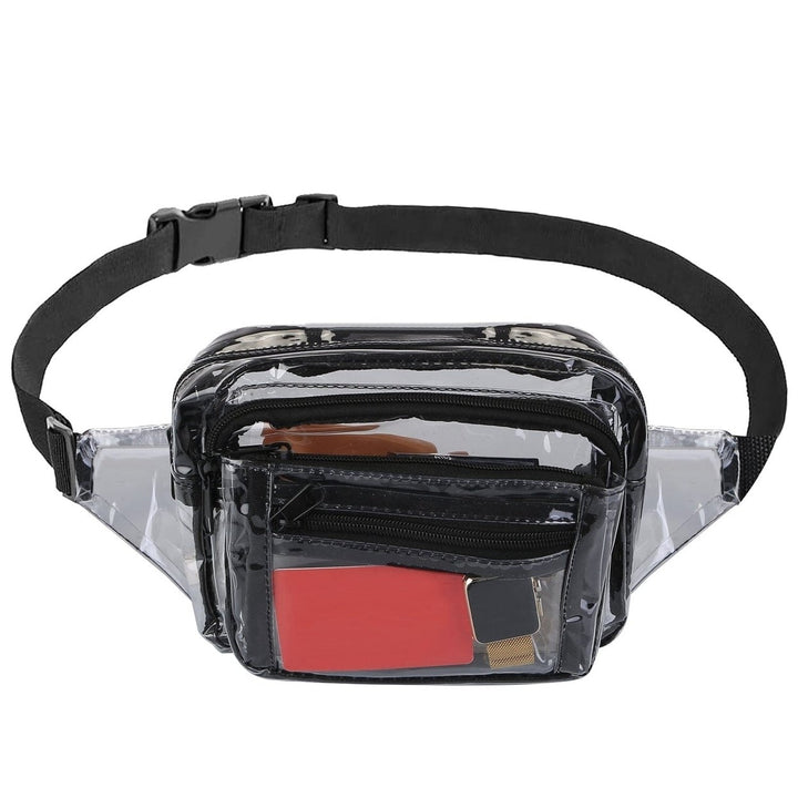 Clear Fanny Pack Unisex Transparent Waist Pouch Belt Bag Image 4