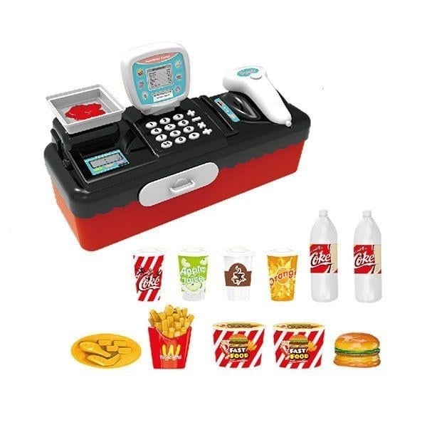 Cash Register for Kids with Play Food Image 1