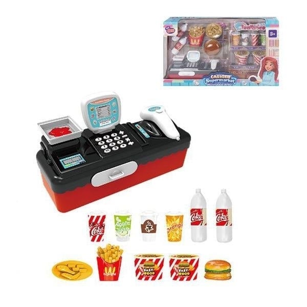 Cash Register for Kids with Play Food Image 2