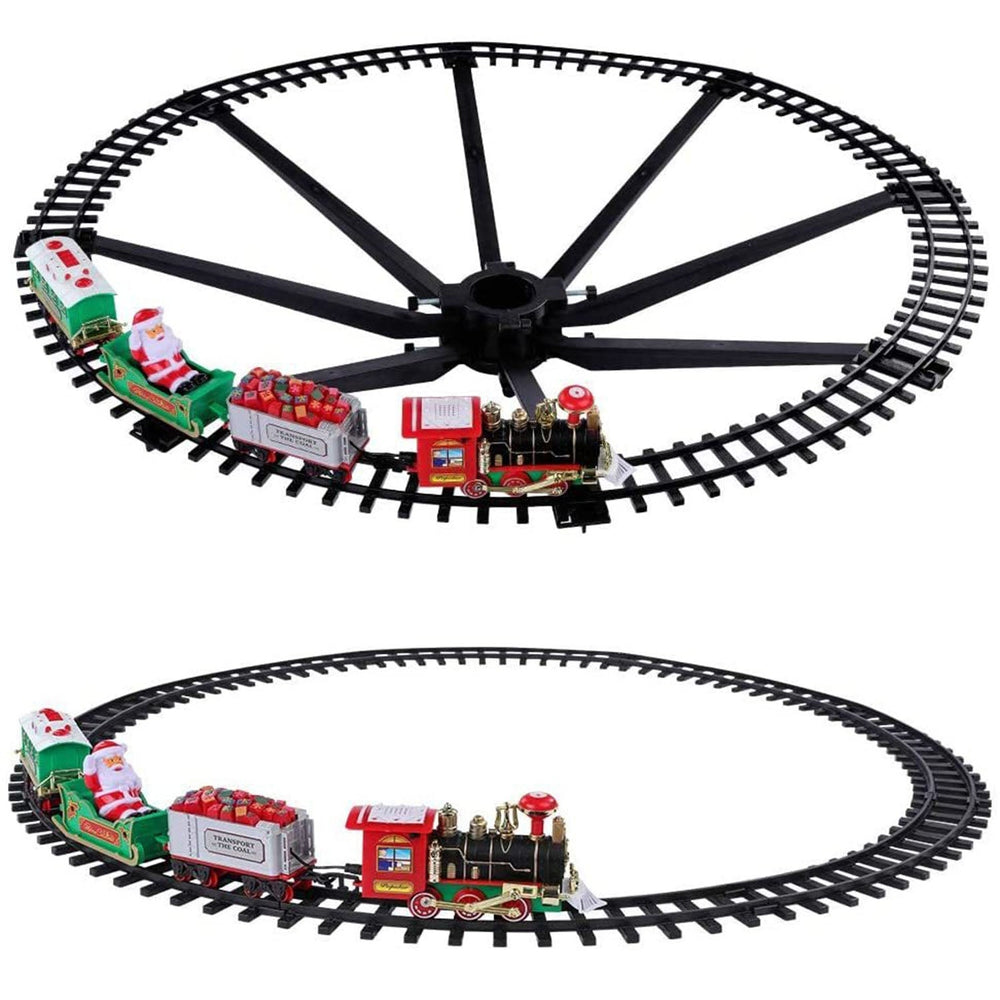 Electric Train Christmas Kid Toy Set Image 2