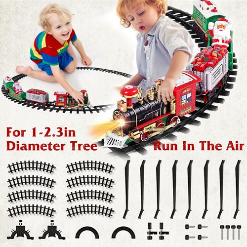 Electric Train Christmas Kid Toy Set Image 9