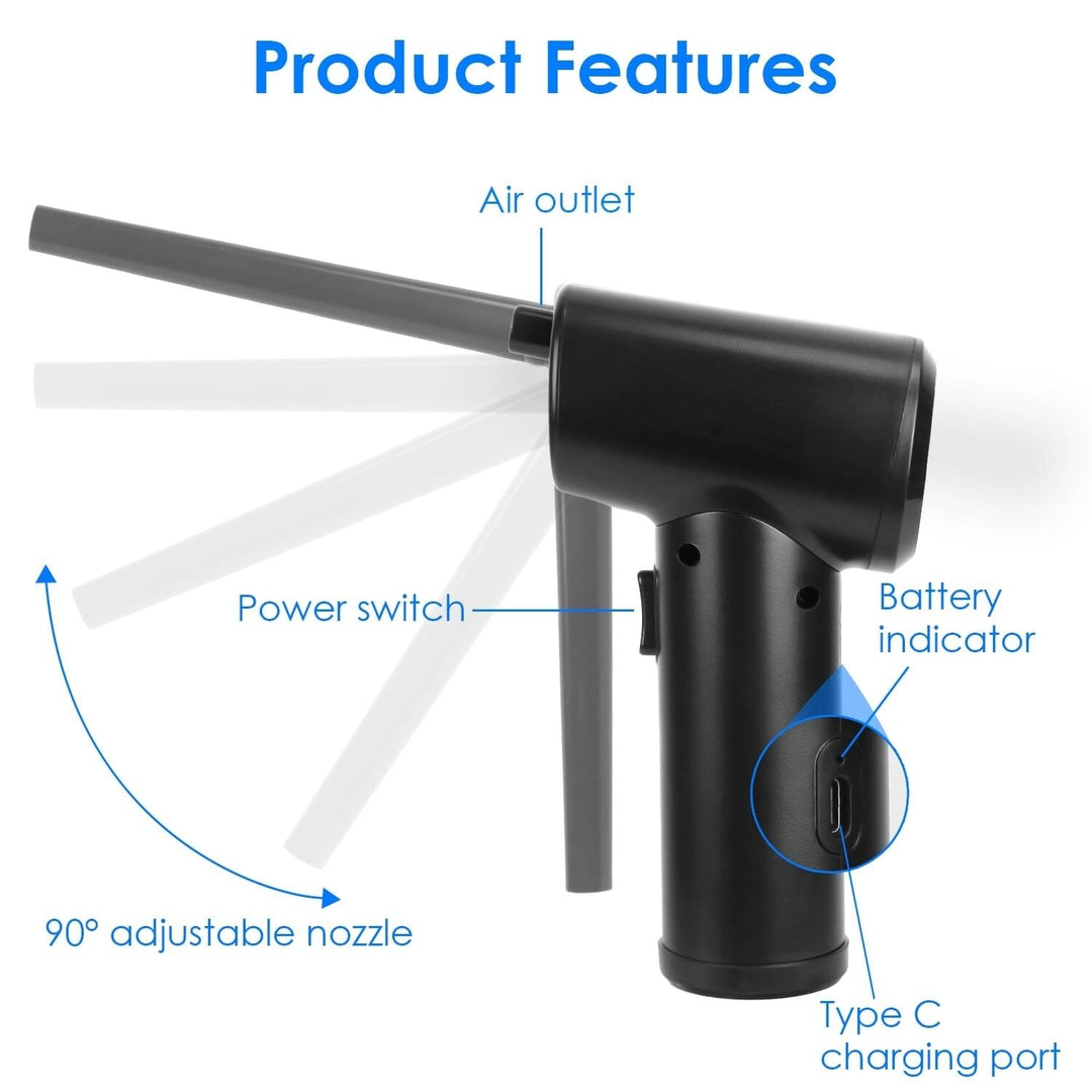 Electric Cordless Air Duster Blower for Computer Keyboard Image 7