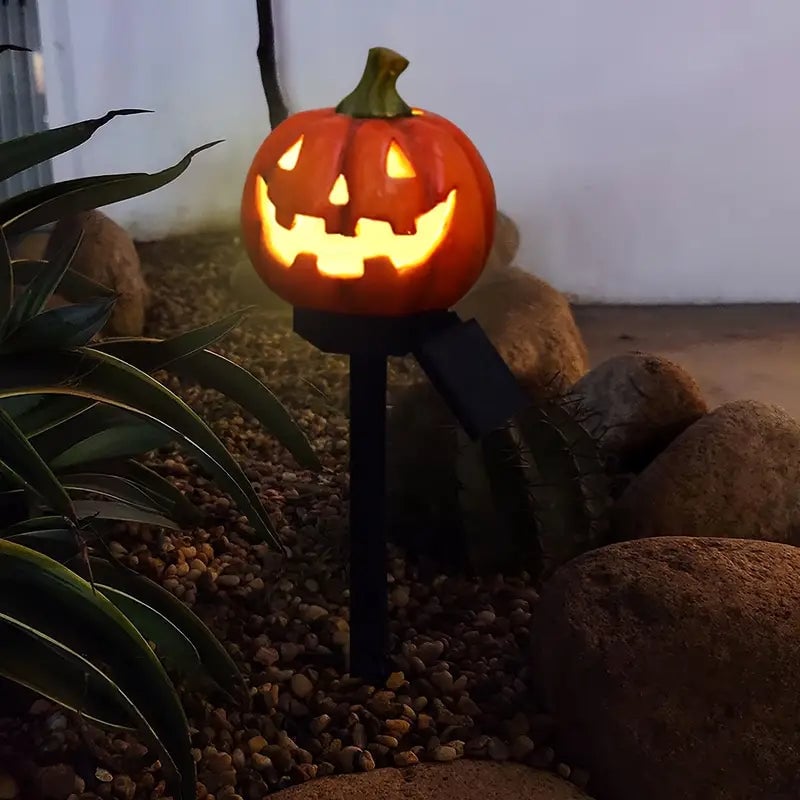 Halloween Jack-o -lantern Solar Light Image 1