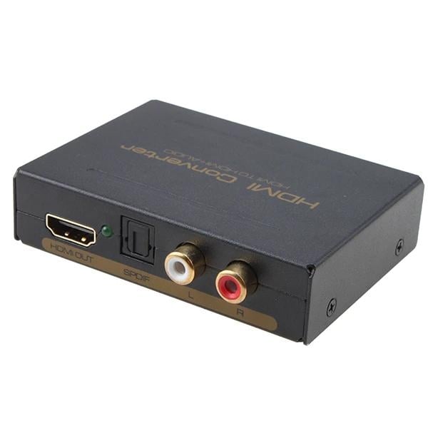 HDMI to HDMI + SPDIF + RCA L / R Audio Extractor - Converter Image 1