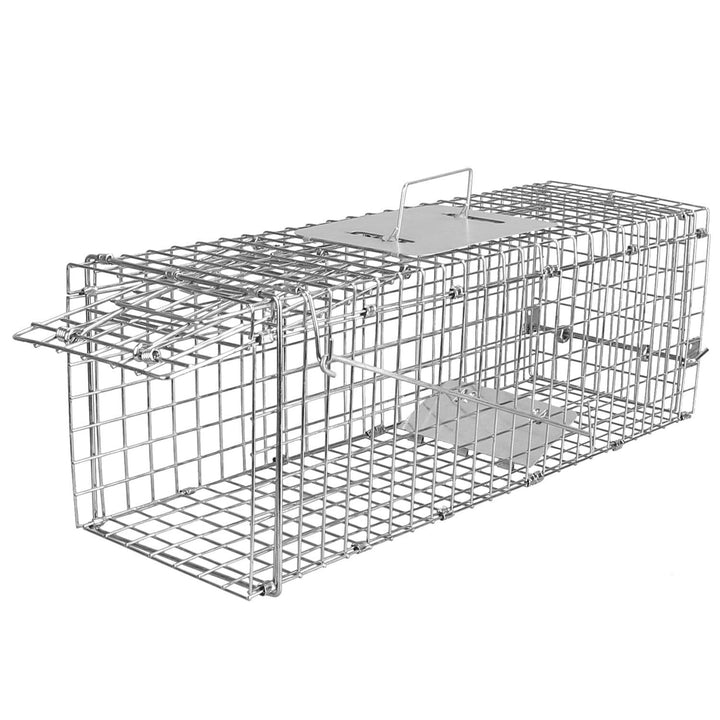 Humane Live Animal Rodent Cage Collapsible Galvanized Wire Image 1