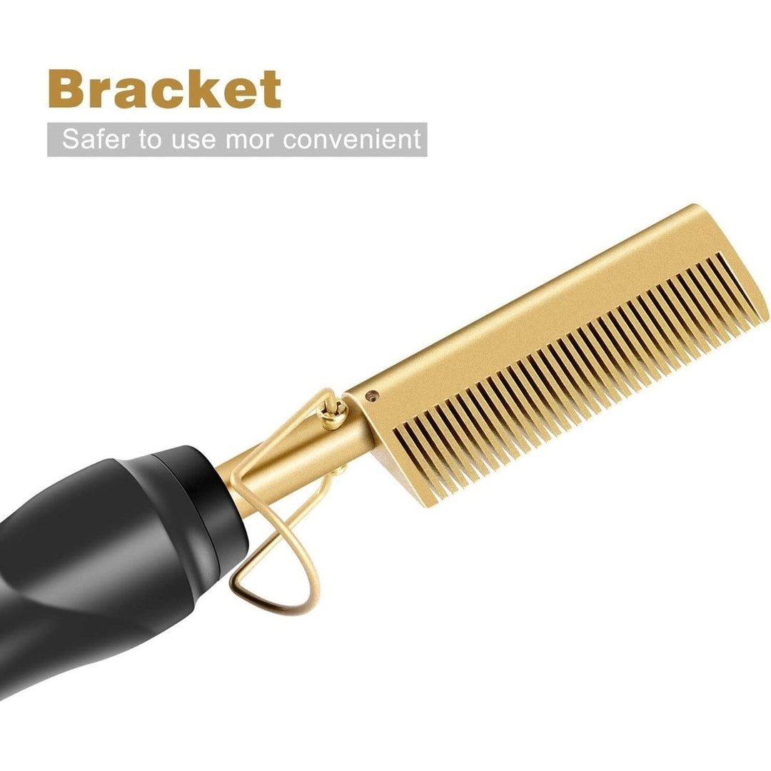 Hot Comb Hair Straightener Comb Image 2