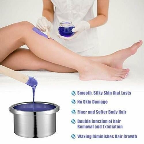 Hot Wax Warmer Hair Removal Depilatory Waxing Kit Image 4