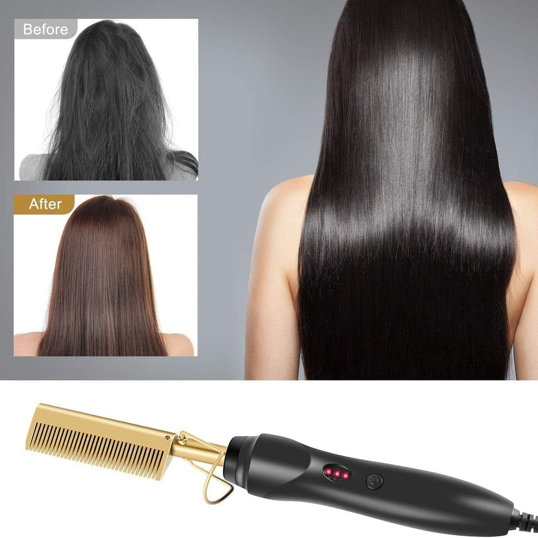 Hot Comb Hair Straightener Comb Image 7