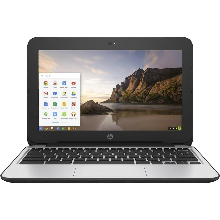 HP Chromebook 11 G4 11.6 Inch Laptop P0B79UTABA (Intel N2840 Dual-Core 2GB RAM 16GB Flash SSD Chrome OS) (Black) Image 1