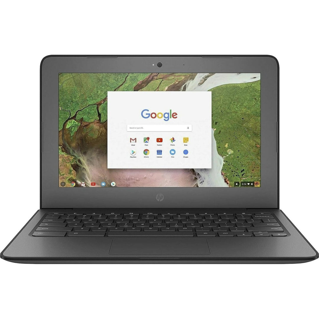 HP Chromebook 11 G6 Ee 11.6" Chromebook Intel Celeron 1.10 GHz 4 GB 16 GB Chrome OS (Black) (Refurbished) Image 1