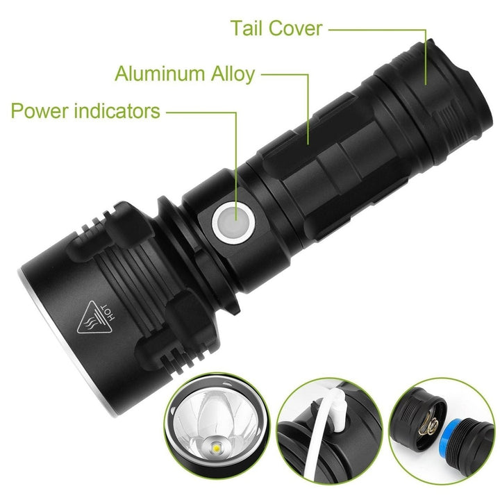 iMounTEK LED Flashlight with 3 Lighting Modes Image 8