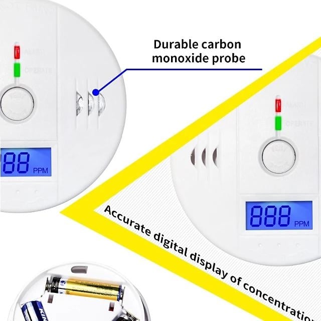 Independent Carbon Monoxide Sensor Detector Alarm Image 4