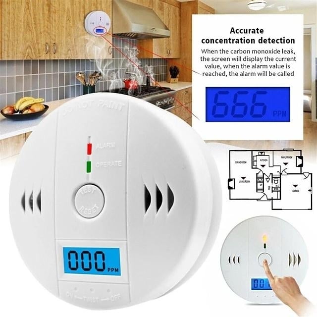 Independent Carbon Monoxide Sensor Detector Alarm Image 6