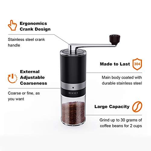 Ingeware Manual Coffee Grinder with Adjustable Coarse Setting Image 3