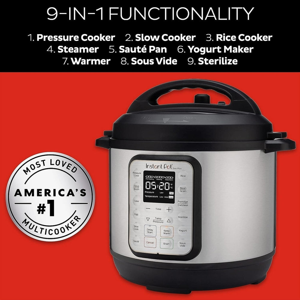 Instant Pot DUO Plus 6qt 9-in-1 Multi- Use Programmable Slow Cooker Image 2