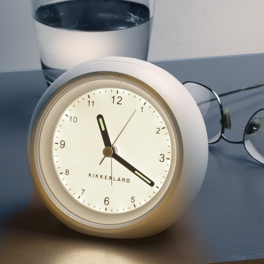 Kikkerland Design Lighted Sleep Clock - Pulsing Night Light Promotes Focused Relaxation Image 1