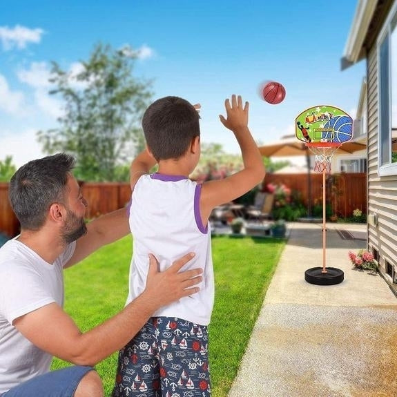 Kids Basketball Hoop Play Set - Adjustable Height Image 4