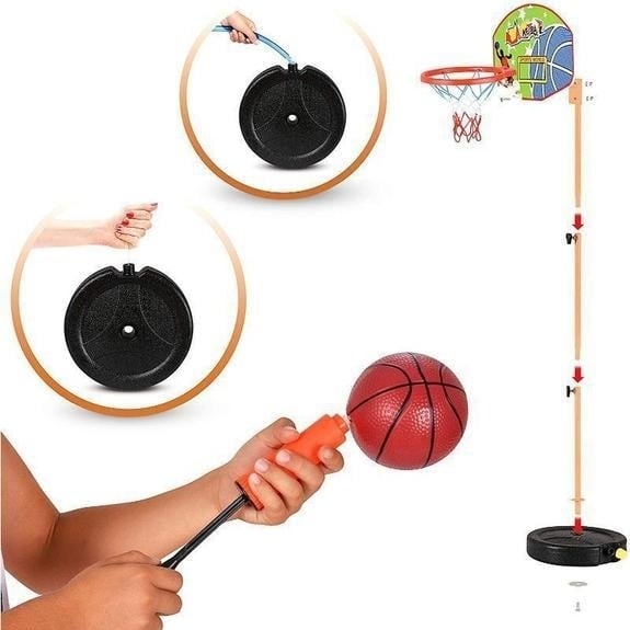 Kids Basketball Hoop Play Set - Adjustable Height Image 6