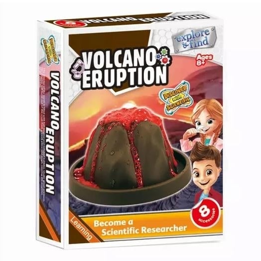 Kids Fun Educational Volcano Eruption Science Kit Toy Image 2