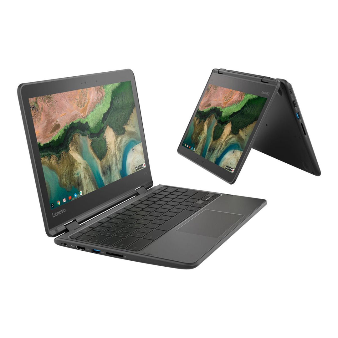 Lenovo 11.6" Touchscreen Chromebook 300E Mediatek 8173C 2.10GHz 4GB RAM 32GB (Refurbished) Image 3