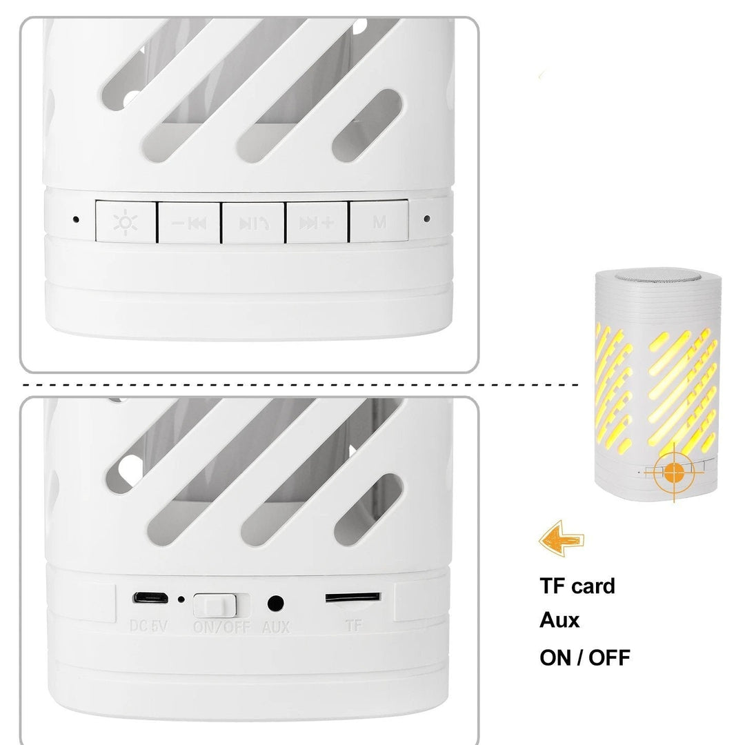 LED Smart Touch Bluetooth Speaker Rechargeable Camping Lamp Image 6