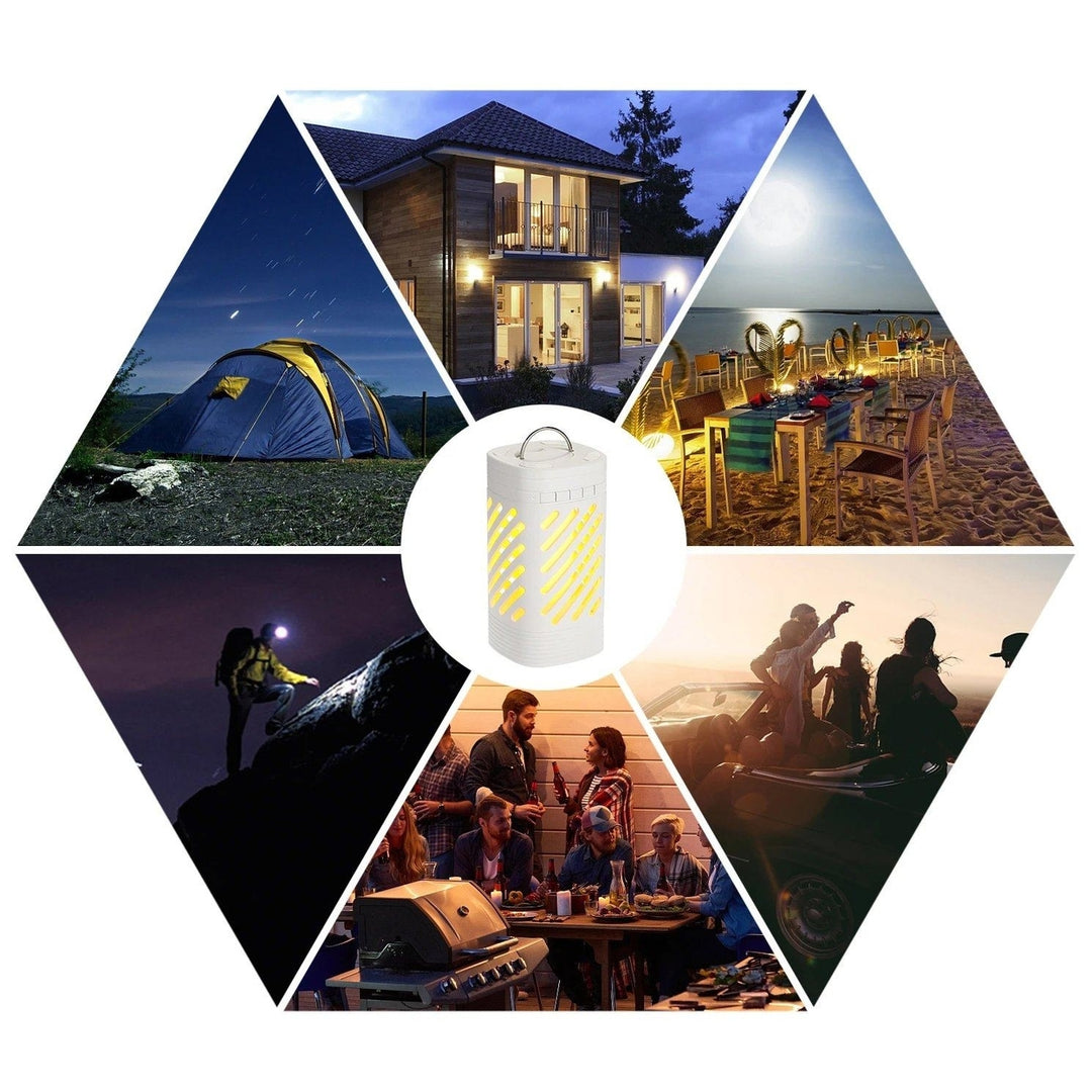 LED Smart Touch Bluetooth Speaker Rechargeable Camping Lamp Image 10