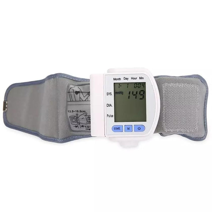 LCD Digital Automatic Wrist Cuff Blood Pressure Monitor Image 3