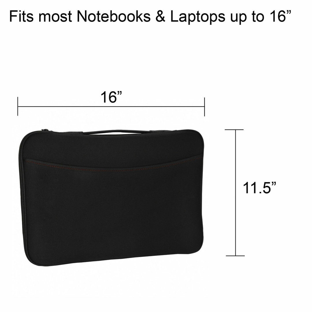 Logitech 16 Inch Notebook Laptop Sleeve Bag Pouch Handle Case Cover Image 3