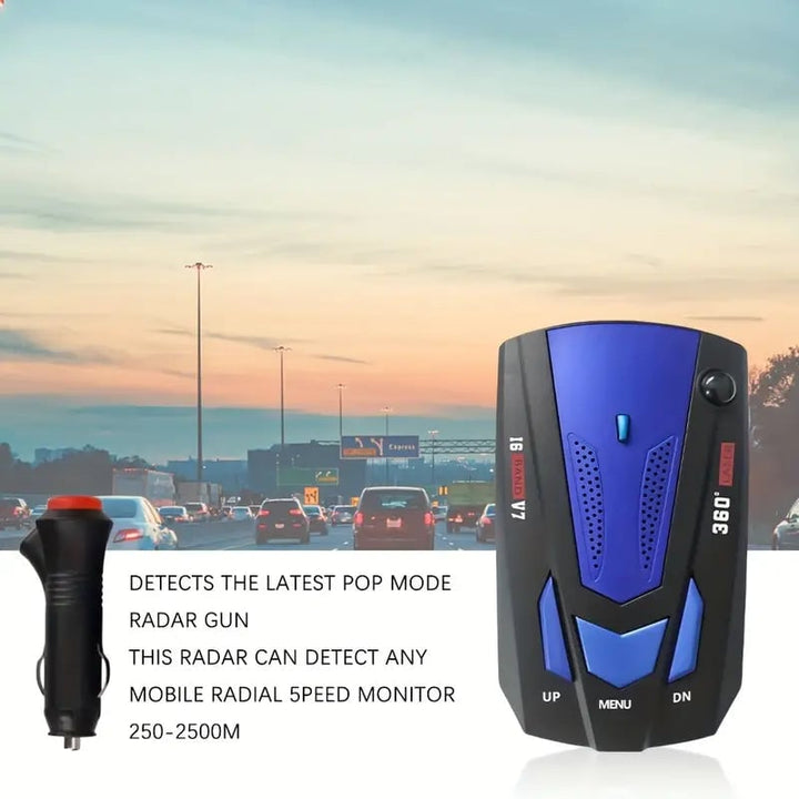 Long Range Car Detection System,City/Hwy Speed Alarm and POP Fast Scan Automatic 360 Detection With Voice Prompt Image 6