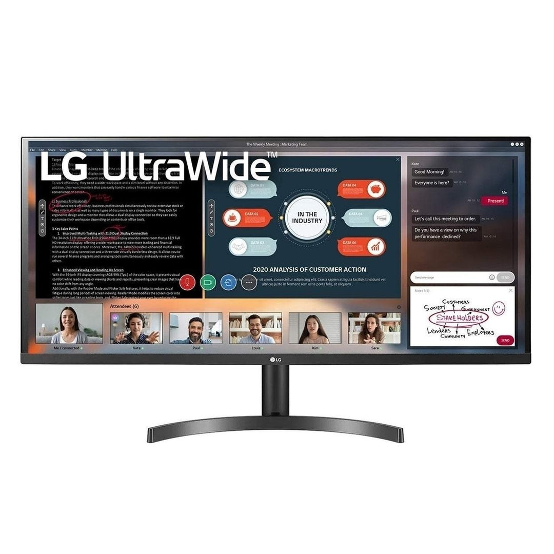 LG 34WL60TM-B Used 34 Inch 21:9 UltraWide 1080p Full HD IPS Monitor (Refurbished) Image 1