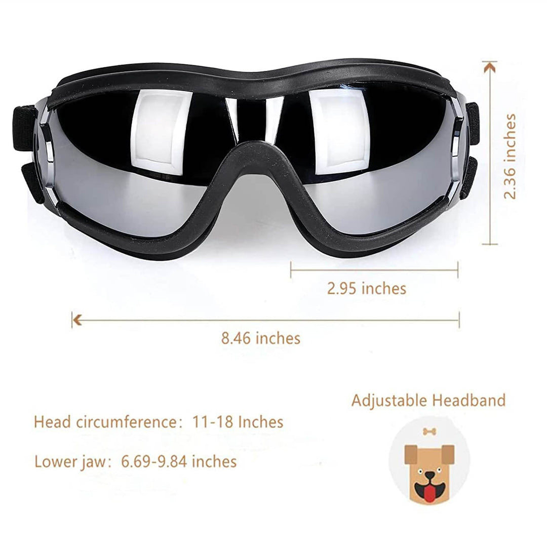 NVTED Dog Sunglasses with Adjustable Strap for Medium or Large Dog Image 6