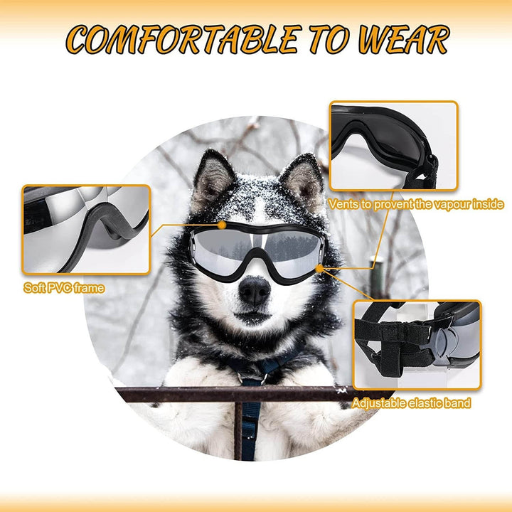 NVTED Dog Sunglasses with Adjustable Strap for Medium or Large Dog Image 7