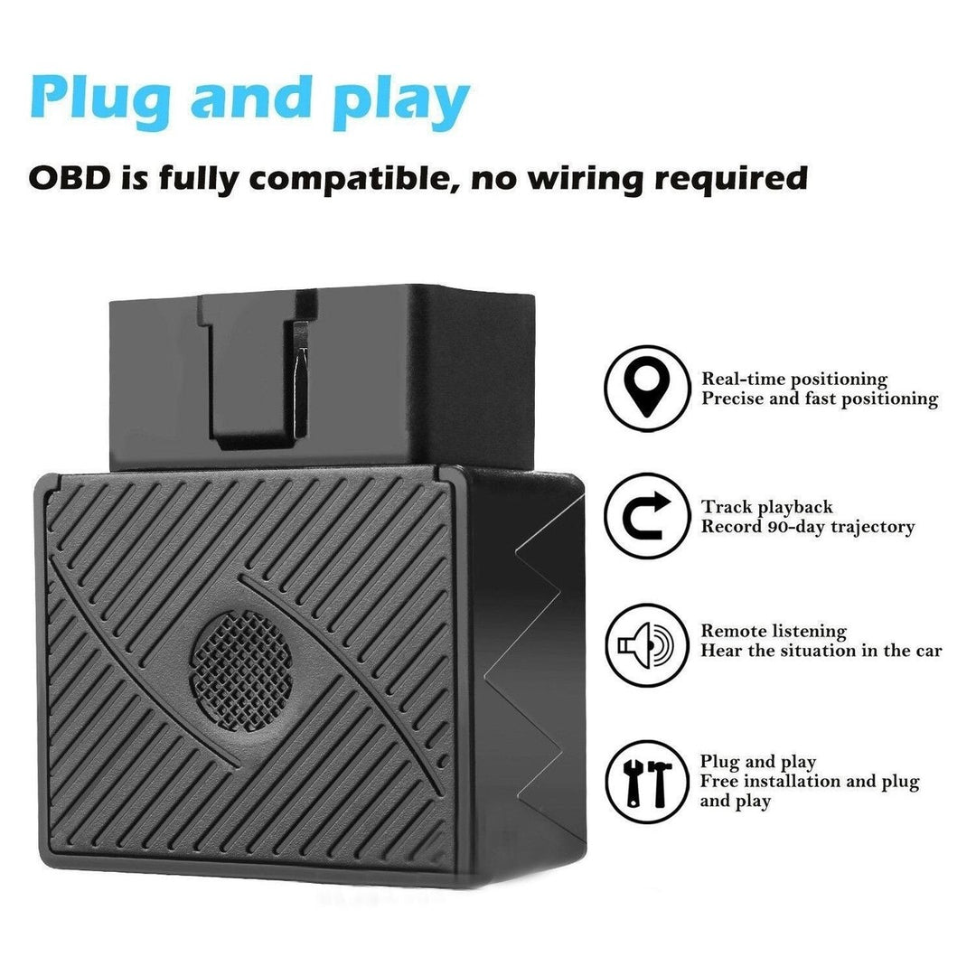 OBD GPS GPRS Tracker Real Time Vehicle Tracking Device for Car Truck Locator Image 3