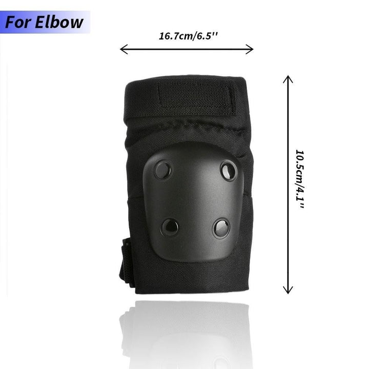 Odoland Knee and Elbow Waist Pads for Cycling Skating Mini Biking Riding Adjustable Size Image 7