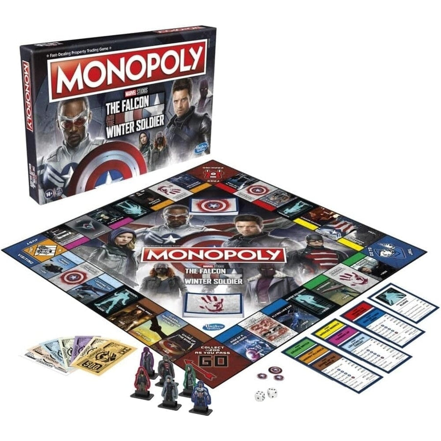 Monopoly Marvel Studios The Falcon and the Winter Soldier Edition Image 1