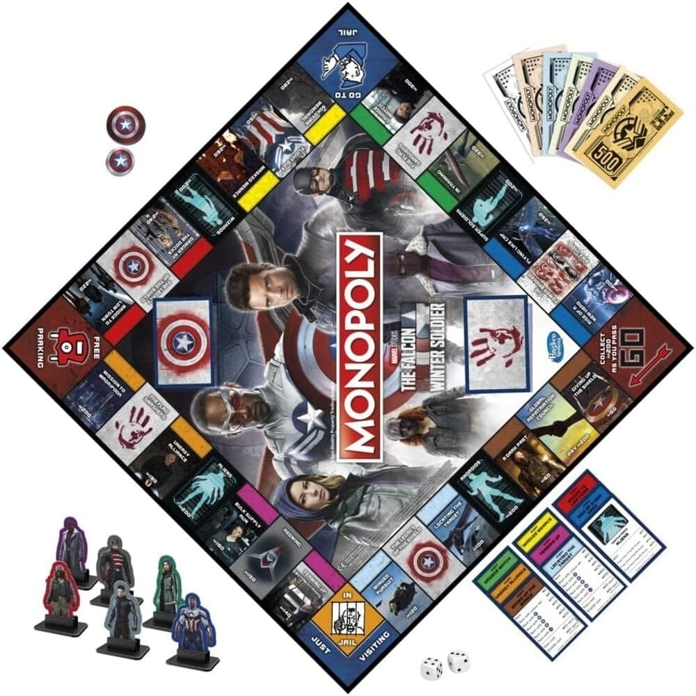 Monopoly Marvel Studios The Falcon and the Winter Soldier Edition Image 2