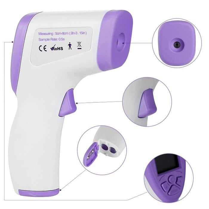 No-Contact Infrared Forehead LCD Thermometer BZ-R6 Image 2