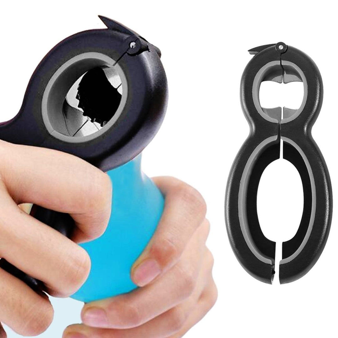 Multifunctional 6-In-1 Can Jar Opener Tool And Adjustable Bottle Opener Image 1