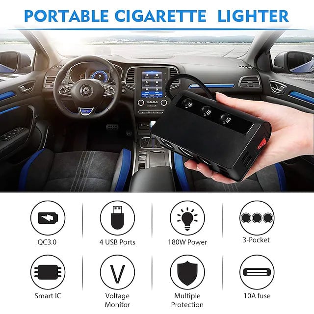 Multifunctional Car Charger Socket Image 4