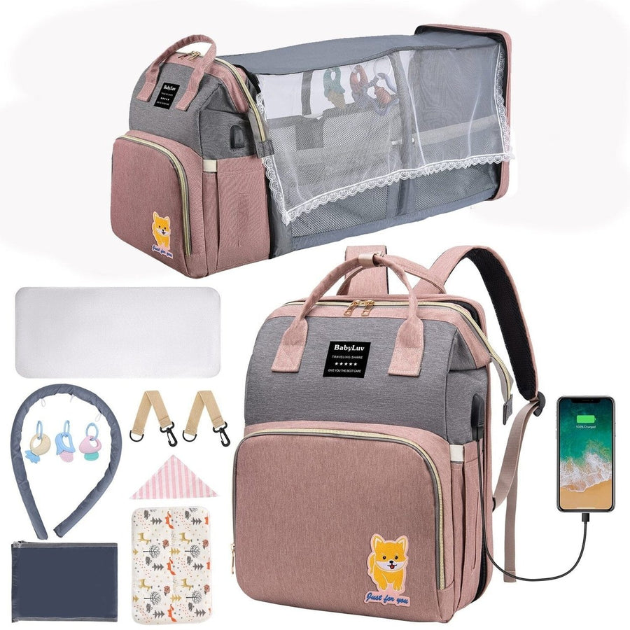 Multifunctional Diaper Bag Backpack Image 1