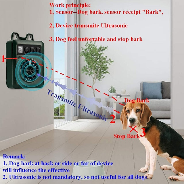 Pet Dog Ultrasonic Bark Control Device Image 8