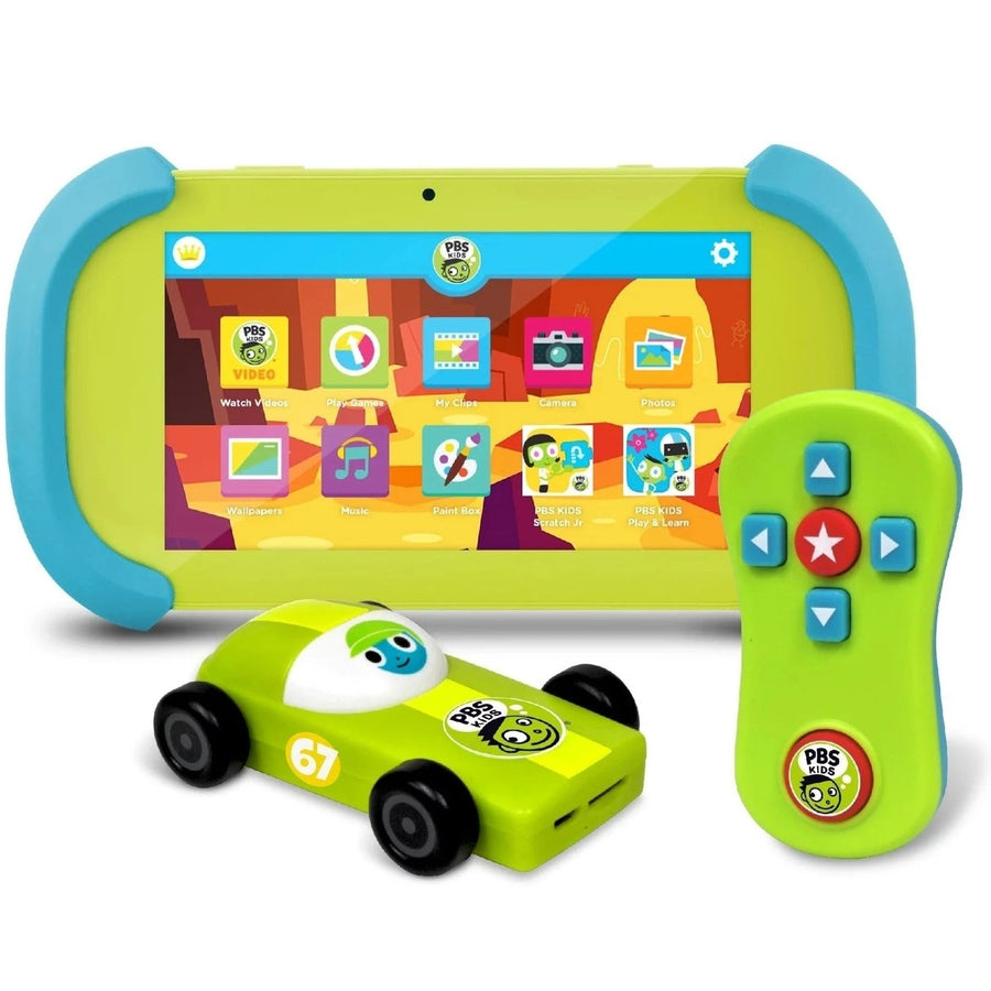 PBS Kids Playtime Pad Kid-Safe Tablet +PBS KIDS TV Stick Plug and Play (Green) Image 1