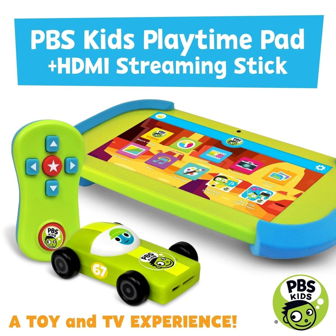 PBS Kids Playtime Pad Kid-Safe Tablet +PBS KIDS TV Stick Plug and Play (Green) Image 7