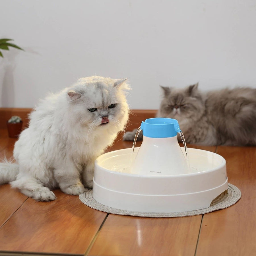 Ownpets Pets Drinking Fountain Active Oxygen Cycle Two Drinking Area 3L Image 1