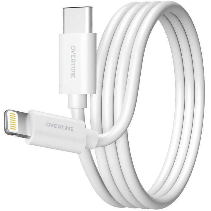 Overtime iPhone MFI Certified 6ft Smart USB-C to Lightning Cable Image 1