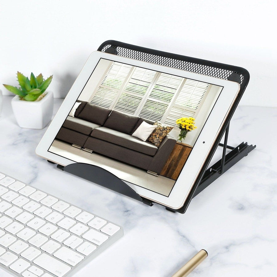 Portable Foldable Laptop Stand with Adjustable Angles Image 1