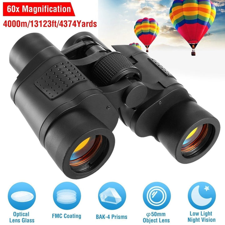 Portable HD Binoculars with Shoulder Strap Bag Image 7