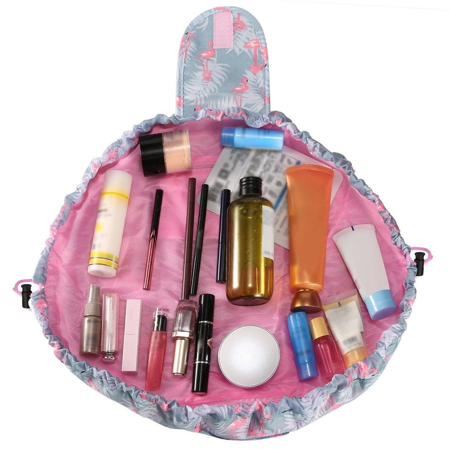 Portable Makeup Bag Drawstring Cosmetic Bag Image 1