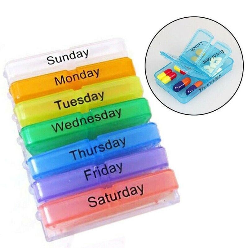 Portable Rainbow 7 Days Pill Case Image 1